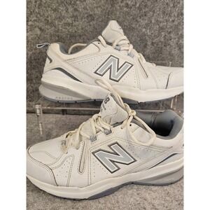 New‎ Balance 608 V5 Womens Size 10 D Walking Shoes White Blue Comfort Sneakers